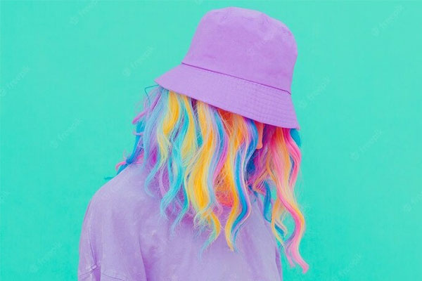 موی رنگی رنگی جذاب