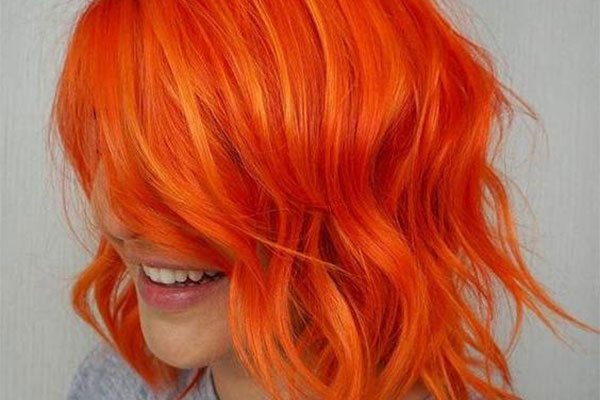 موی نارنجی طبیعی