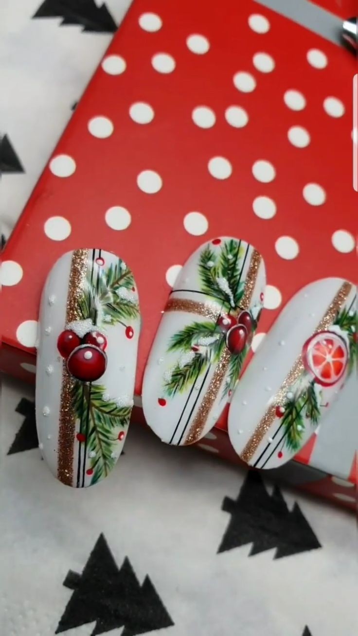 طراحی ناخن خاص ویژه کریسمس