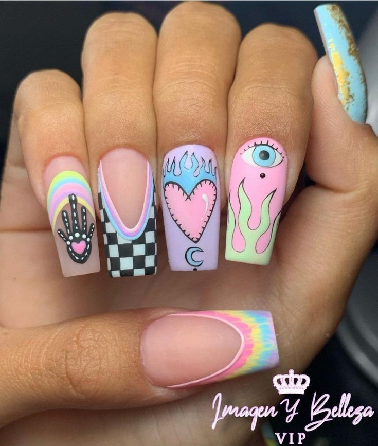 طرح ناخن ساده و شیک