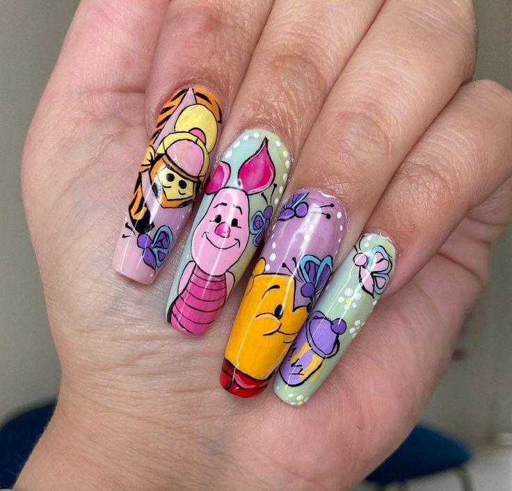 طرح ناخن ساده و شیک