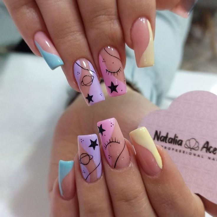 طرح ناخن ساده و شیک