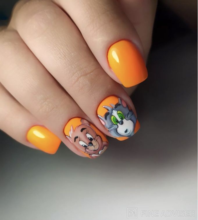 طرح ناخن ساده و شیک