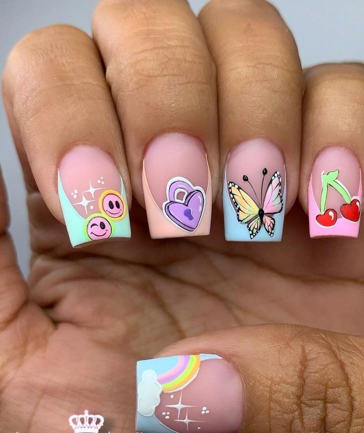 طرح ناخن ساده و شیک