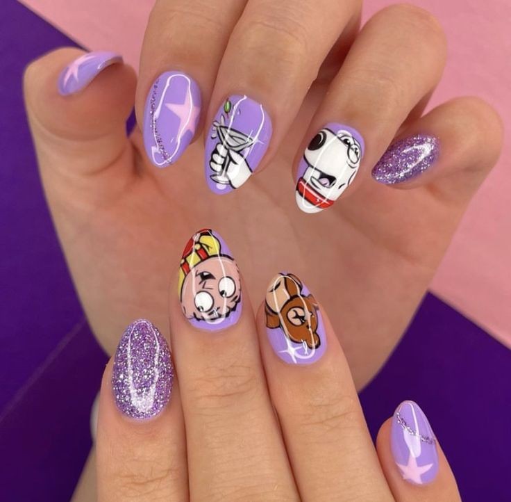 طرح ناخن ساده و شیک