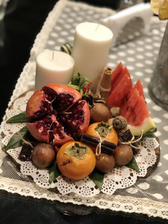 سفره شب یلدا باکلاس