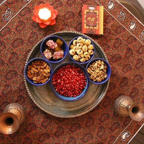 زیباترین سفره شب یلدا