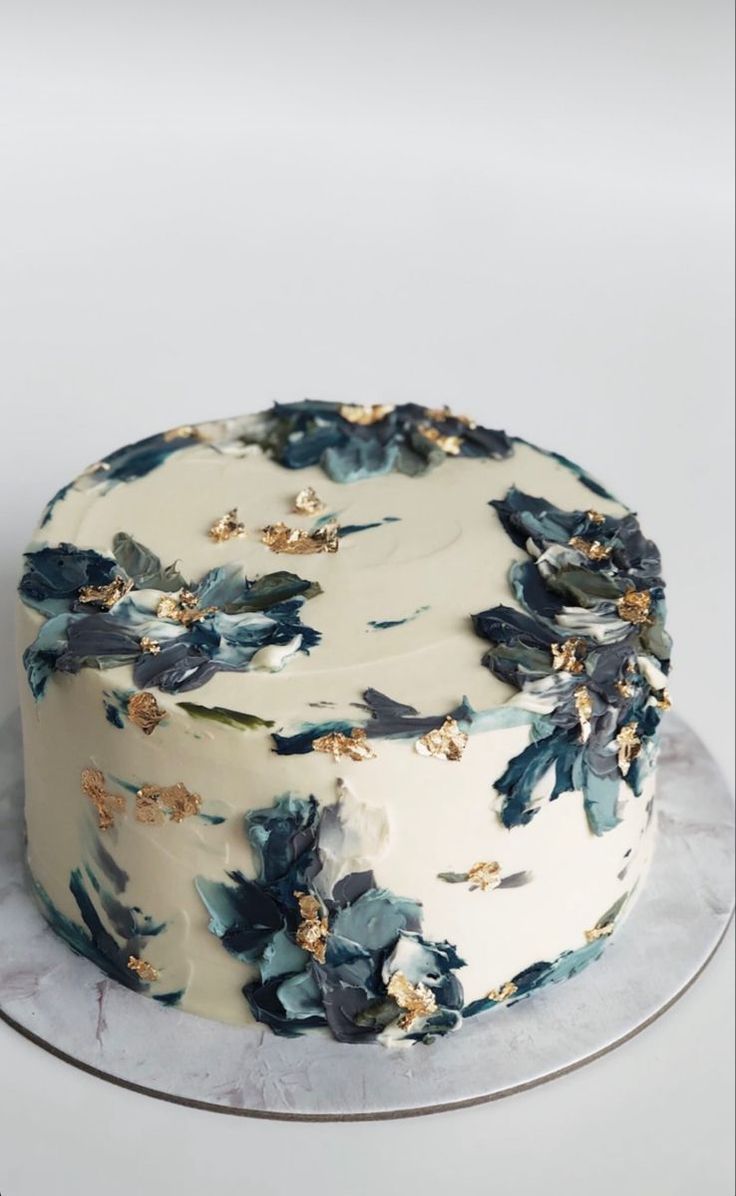 مدل کیک با طرح گل های بهاری15