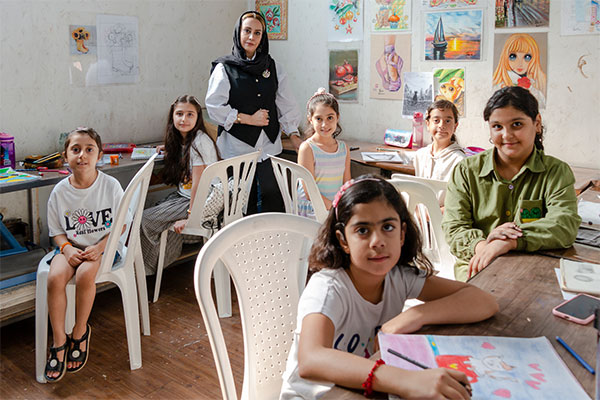 کلاس نقاشی کودکان در تهرانپارس