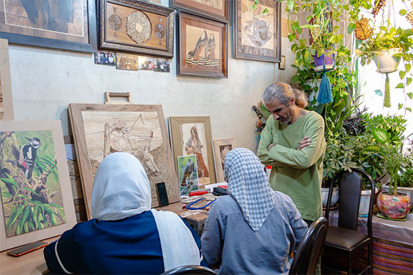 کلاس نقاشی بزرگسالان در تهرانپارس
