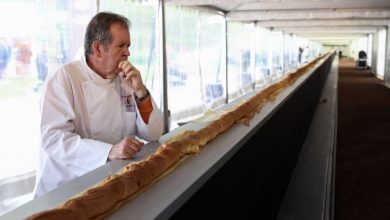 تولید درازترین نان باگت جهان در فرانسه