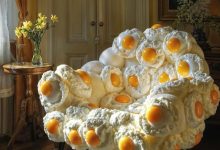 خونه تخم مرغی، تصاویر بامزه ای که با استفاده از هوش مصنوعی خلق شده اند