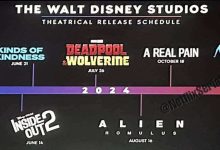 جدول اکران فیلم‌های والت دیزنی در سال 2024