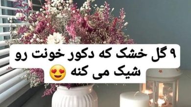 9 گل خشکی که فضای خانه و نشیمن را زیبا و دلپذیر می کند