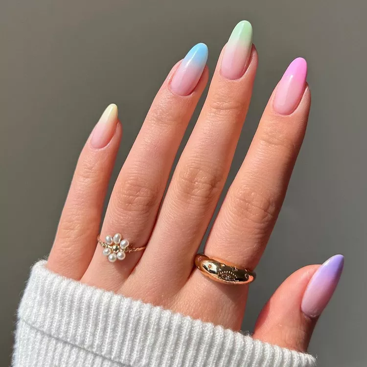 ناخن فرنچ آمبره 35