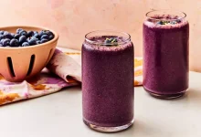 طرز تهیه اسموتی ضد التهاب لیمو بلوبری