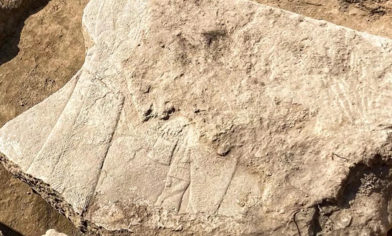 نقش برجستهای ۲۷۰۰ ساله از خدایان آشوری در نینوا کشف شد