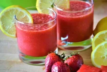 آموزش اسموتی تابستانی لیموناد توت فرنگی غلیظ