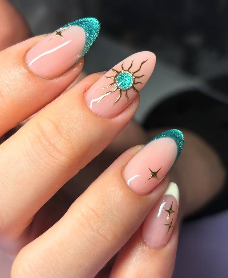 ناخن با طرح منظومه شمسی 10