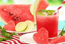 پریدن از روی شن داغ به داخل آب هندوانه های خوشمزه
