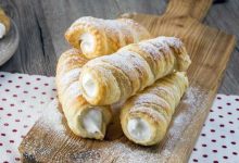 طرز تهیه شیرینی قیفی خامه ای - به صدای تردی شگفت‌انگیز گوش دهید!