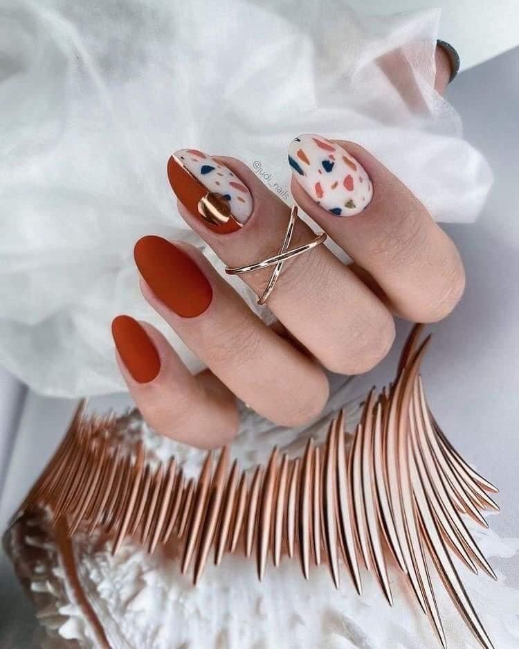 مدل ناخن دخترانه برای پاییز12