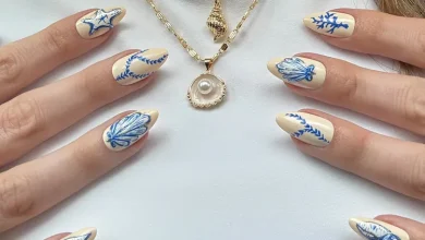 ۲۰ ایده ناخن ساحلی با حال و هوای تابستانی ساحلی
