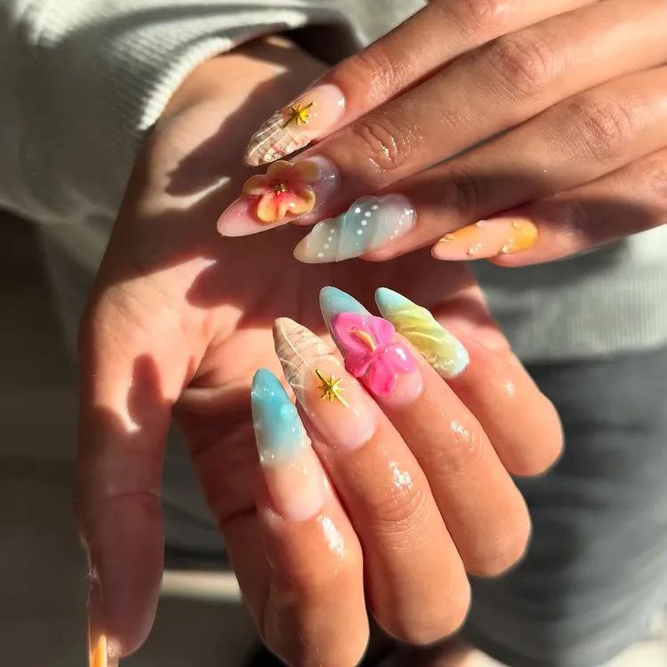 ناخن ژله‌ای برجسته