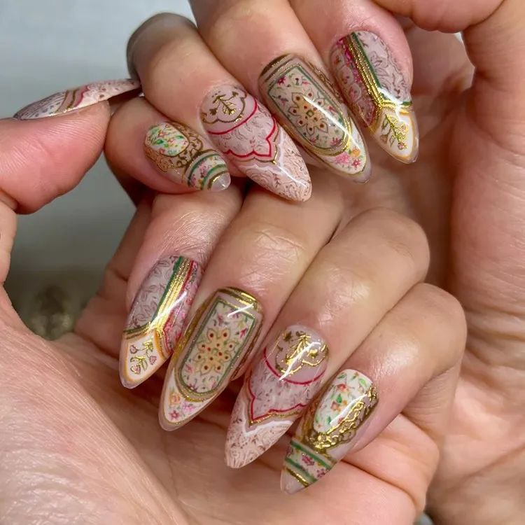 ناخن ژله‌ای هندی