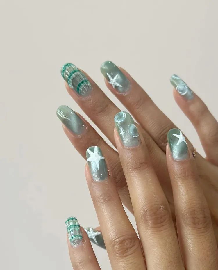 ناخن ژله‌ای ساحلی