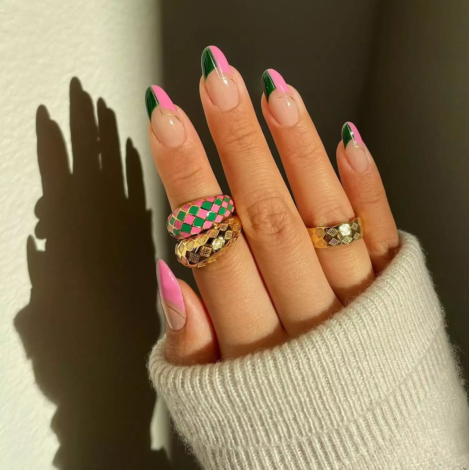 مانیکور تابستانی آمبره