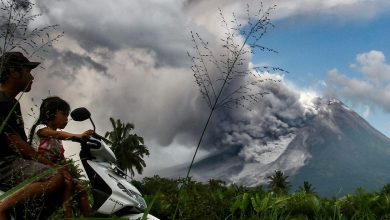 آتش‌فشان «گُنگونگ مراپی» در اندونزی بار دیگر فعال شد