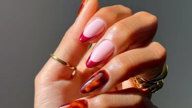 ۲۳ ایده ناخن ژله‌ای برای یک مانیکور پاییزی بی‌نظیر