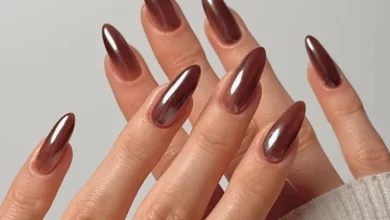 ۲۳ مانیکور کروم برای پاییز با انرژی پاییزی فراوان