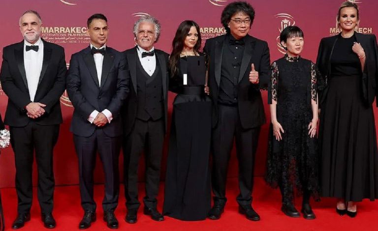 پیمان معادی در کنار ستاره‌های هالیوود در جشنواره فیلم مراکش
