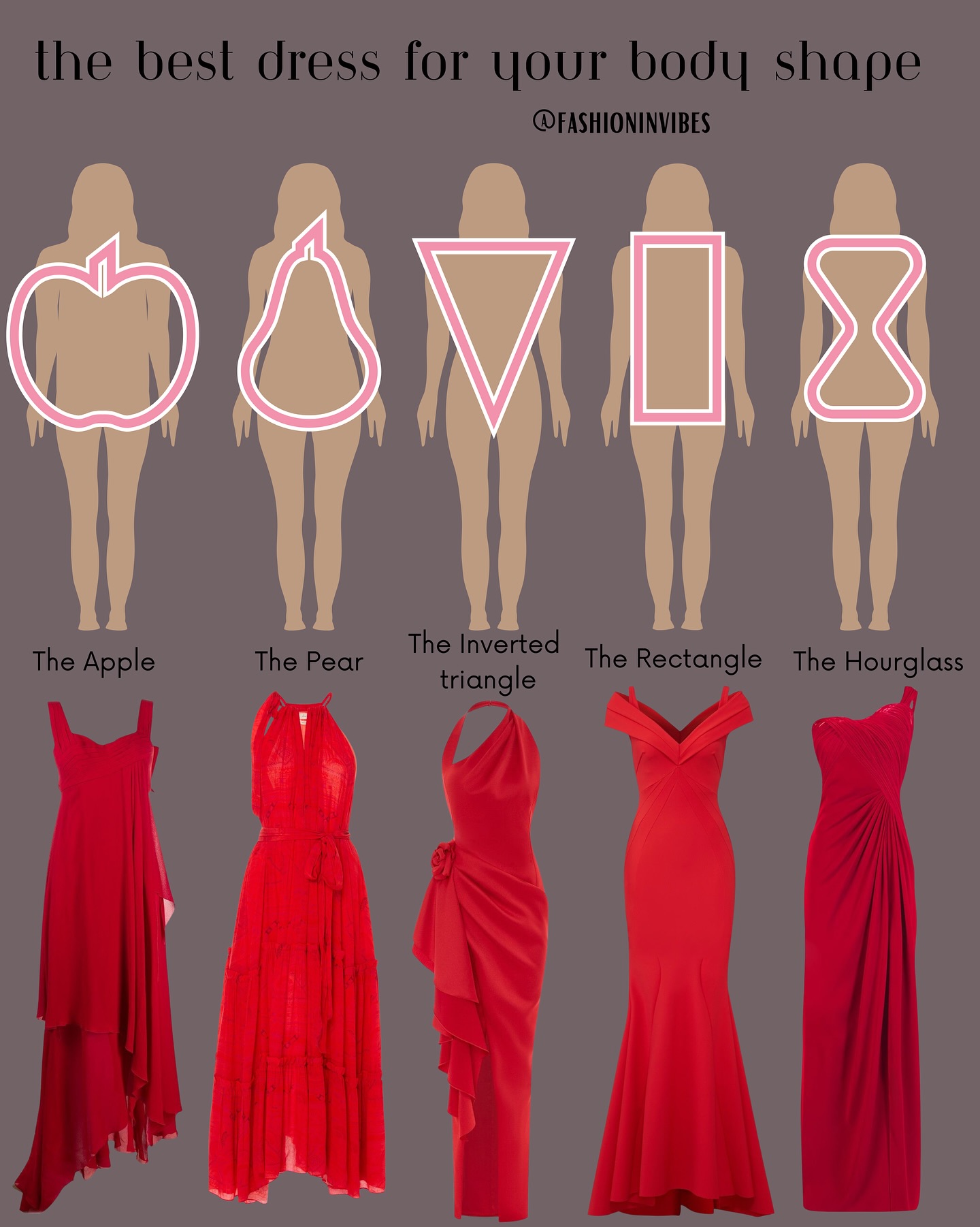 انتخاب درست لباس شب بر اساس فرم بدن