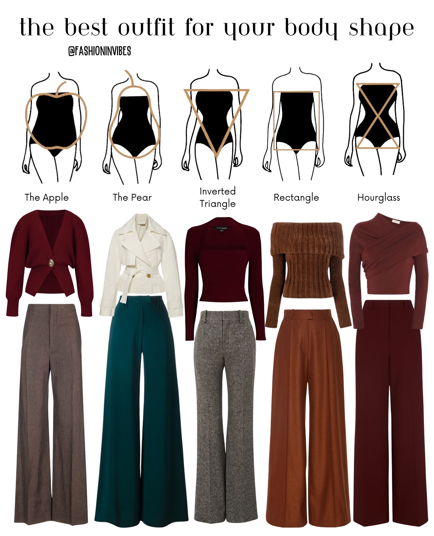 انتخاب درست شلوار پارچه ای بر اساس فرم بدن 2