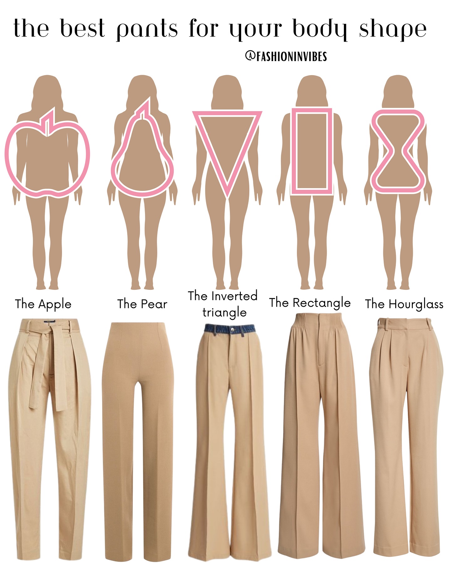 انتخاب درست شلوار پارچه ای بر اساس فرم بدن