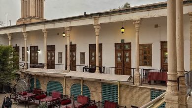 شربتخانه و رستوران خانه تاریخی یزدان پناه در شهر قم