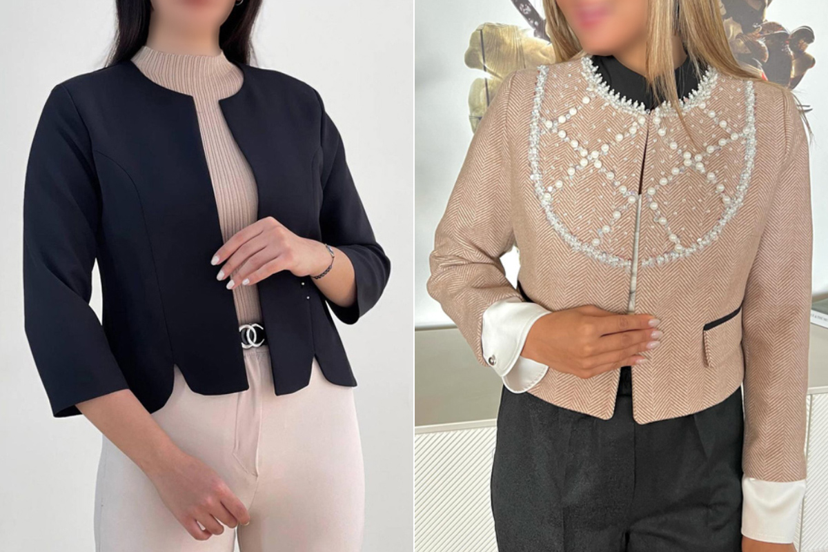 کت‌ها و ژاکت‌های یقه‌گرد ترند امسال مد پاییز و زمستان ۲۰۲۵