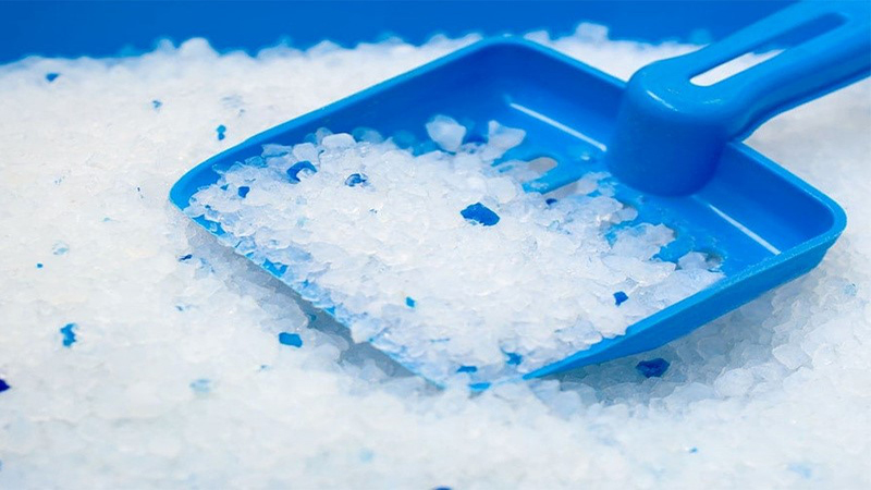 خاک گربه کریستالی یا گیاهی بدون بو