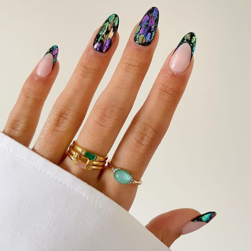 ناخن تیره زمستانی کروم