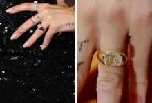 رونمایی از حلقه مایلی سایرس بر روی فرش قرمز