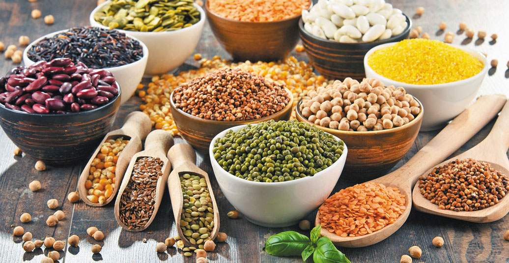 حبوبات و دانه‌های خشک