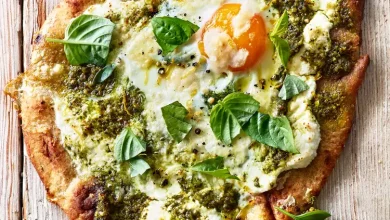 دستور پخت پیتزای صبحانه