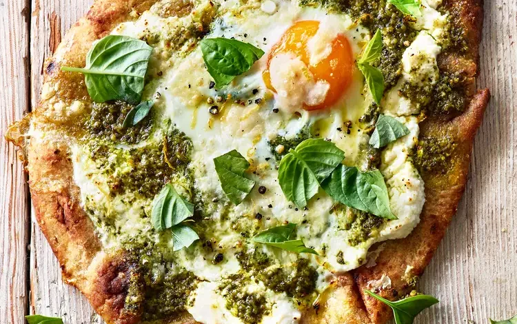 دستور پخت پیتزای صبحانه