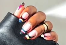 ۱۲ ایده مانیکور فرنچ رنگی برای ظاهری چشمگیر به سبک مدرن