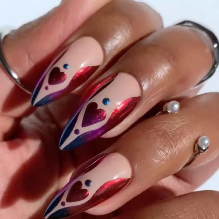 ناخن قلبی کروم