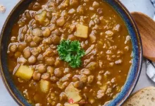 طرز تهیه عدسی خانگی خوشمزه با طعم رستورانی