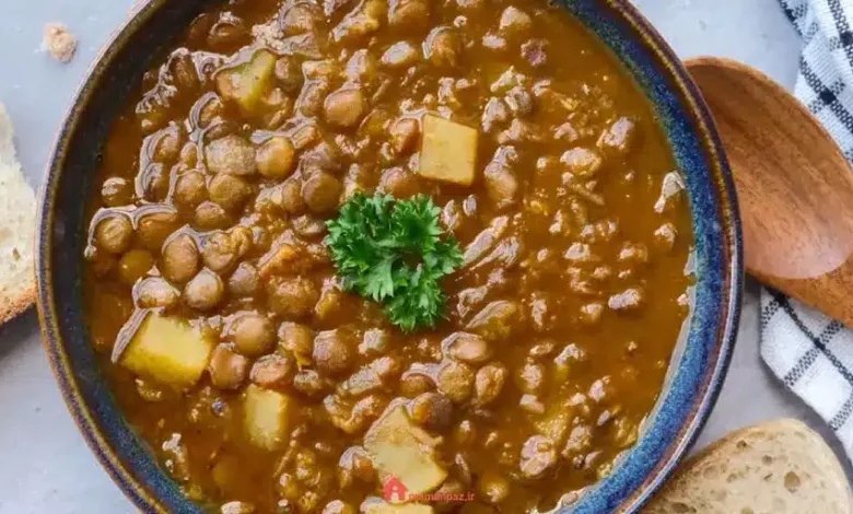 طرز تهیه عدسی خانگی خوشمزه با طعم رستورانی